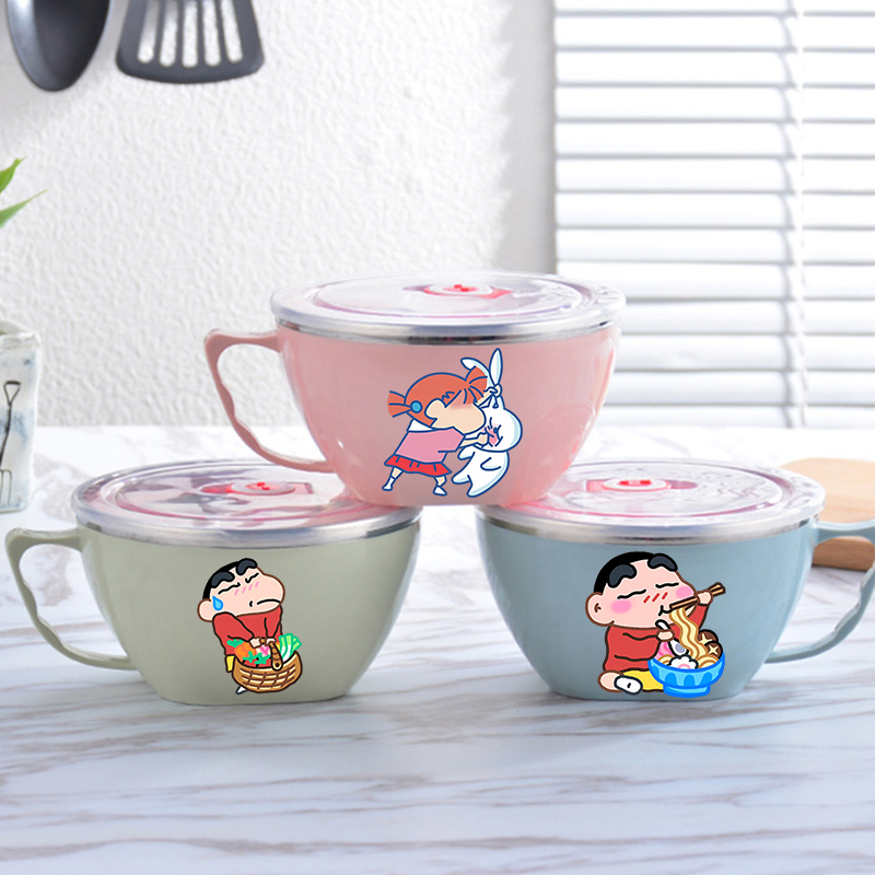 Kitchen Appliances Organizer - Mangkuk Mie Crayon Shin-chan Mangkuk Baja