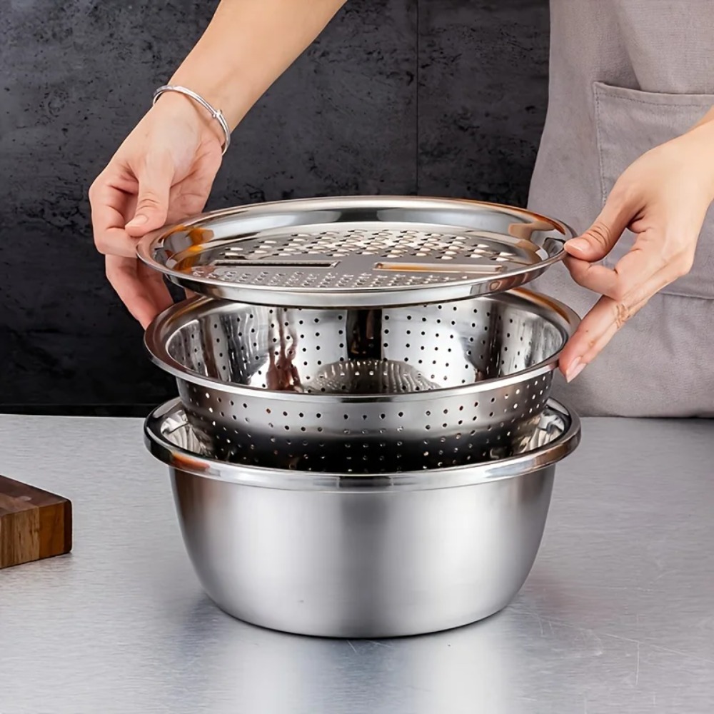3Pcs Set Alat Dapur Stainless  - Kitchen Appliances Japan ulasan dan harga