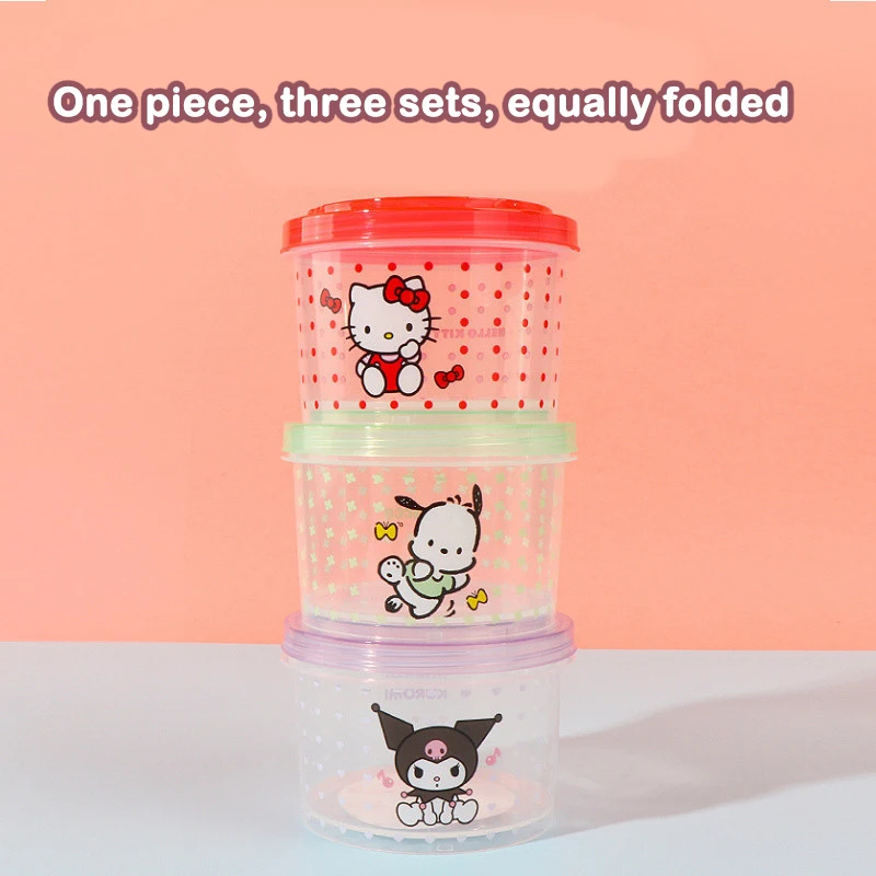 Set Kotak Bento Kitty 3 Buah W - Kitchen Appliances Organizer ulasan dan harga